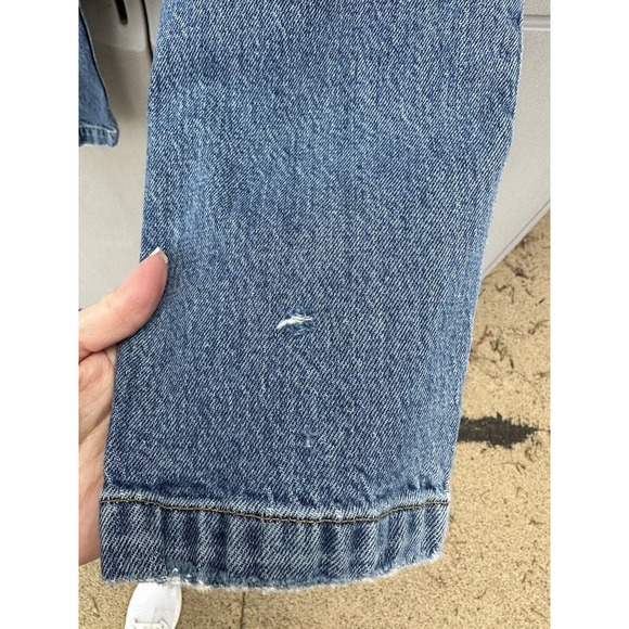 Frame Denim Heritage Le Sylvie Slender Straight Jeans High Rise Med Wash Sz 23 - Picture 12 of 15